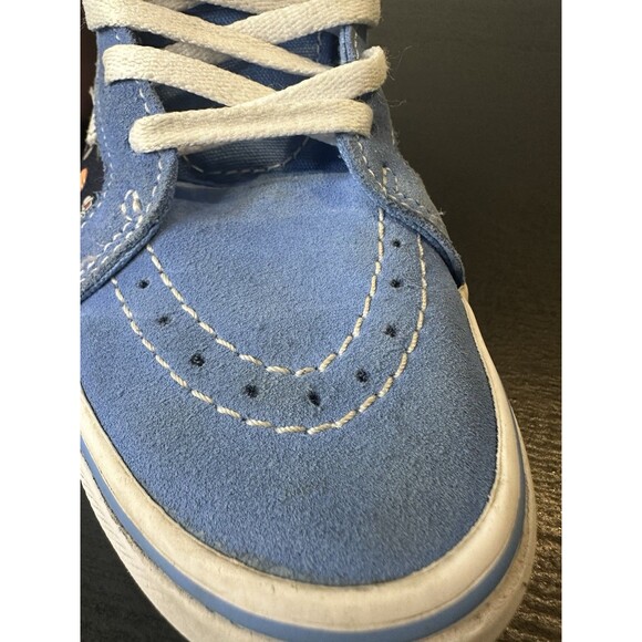 Vans Sk8 High Top Cosmic Astronaut Kid Shoes Sz 2.5 Blue Zip Side Lace Up #1120 - Picture 13 of 15